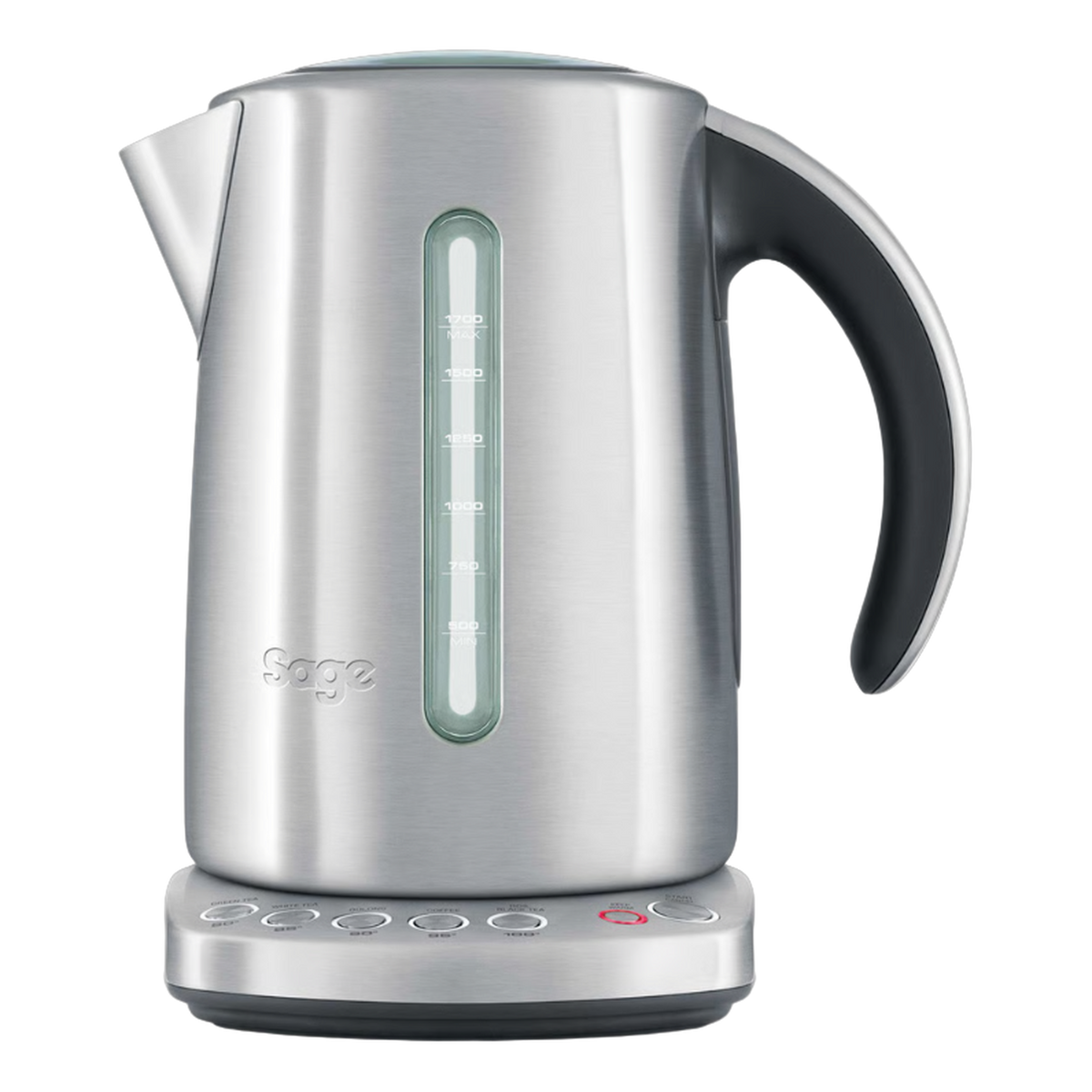 Sage the Smart Kettle in brushed stainless steel, official front view