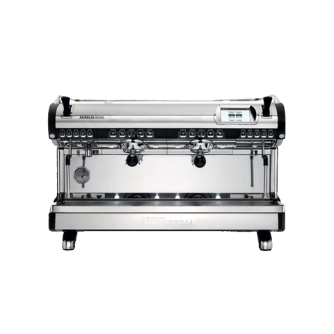 Nuova Simonelli Aurelia Wave UX 2 Group Volumetric Espresso Machine - BeanBurds CMI Equipment Titan Grey Espresso Machine
