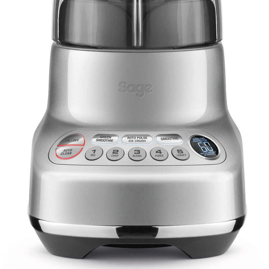 Sage the Fresh & Furious control panel with LCD and one-touch programs, official product detail