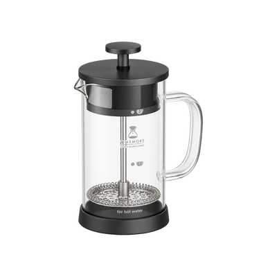 Timemore French Press 3.0 Dual mesh - 600ml — Default Title; consistent elevated view, square transparent image