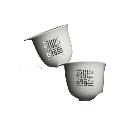 Emirati Coffee Handmade Arabic Cup - 6 Pcs Set