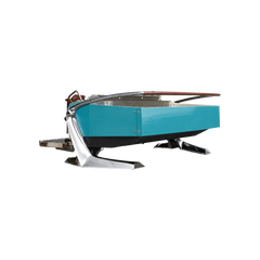 Slayer Steam LP 3 group, Turquoise Blue, customer side angle