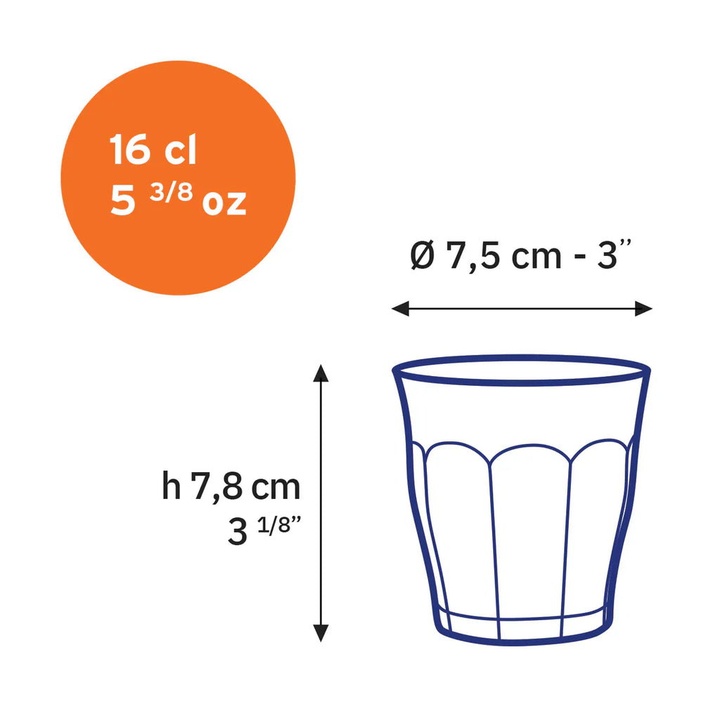 Duralex Picardie Clear Glass - Set of 6, 16cl - BeanBurds Brewing Gadgets Default Title Server