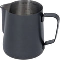 350ml Milk Pitcher | Stainless Steel Latte Art Frothing Jug (Black)