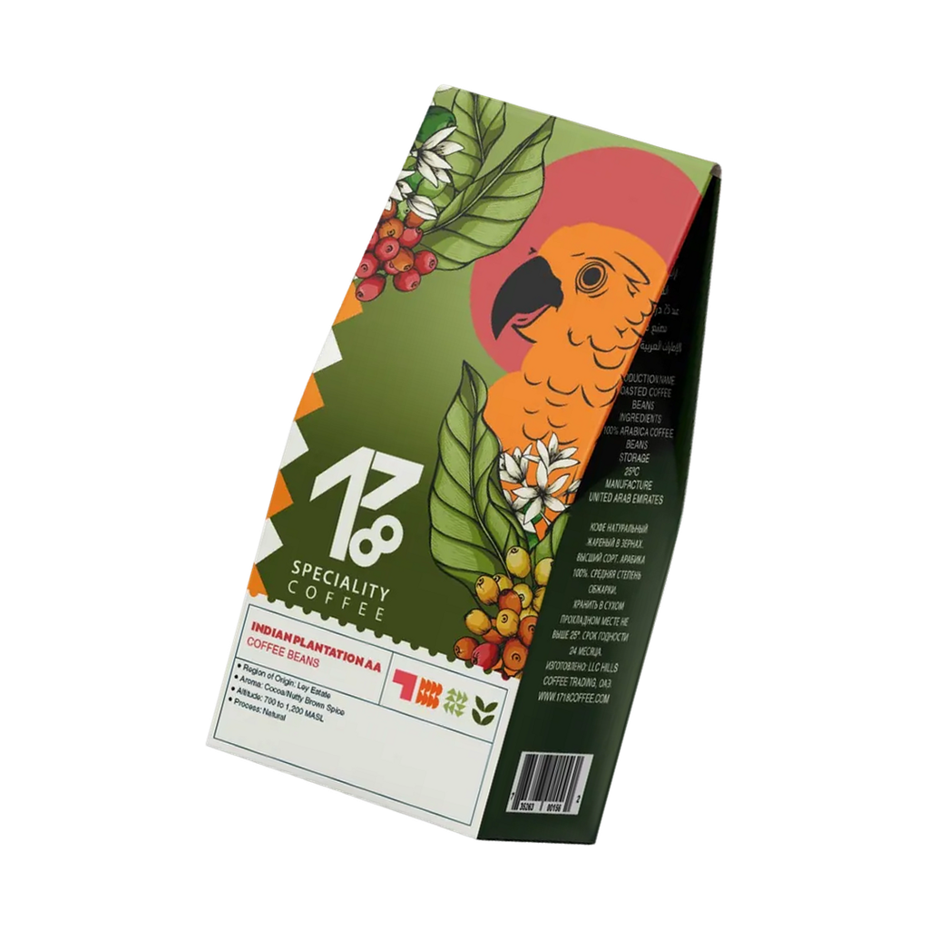 1718 Signature Blend Coffee Beans rotated transparent hero image