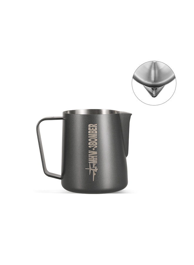 MHW-3Bomber - Milk Pitcher 3.0 450ml - Matte Black Round Spout