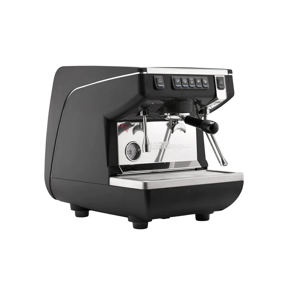 Nuova Simonelli Appia Life Single Group Volumetric - BeanBurds Al Menhaz Black / 8 liter boiler Espresso Machine