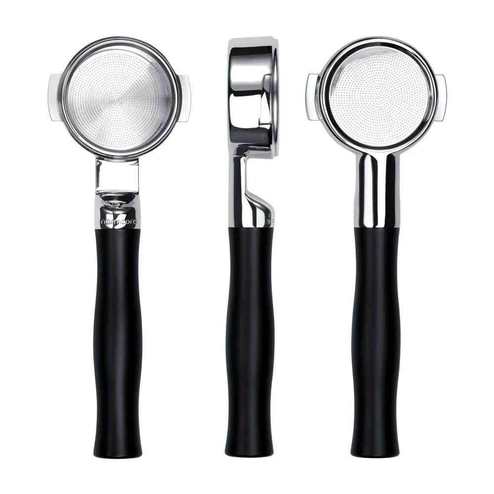 Normcore Unibody Bottomless Portafilter with Built-in Basket