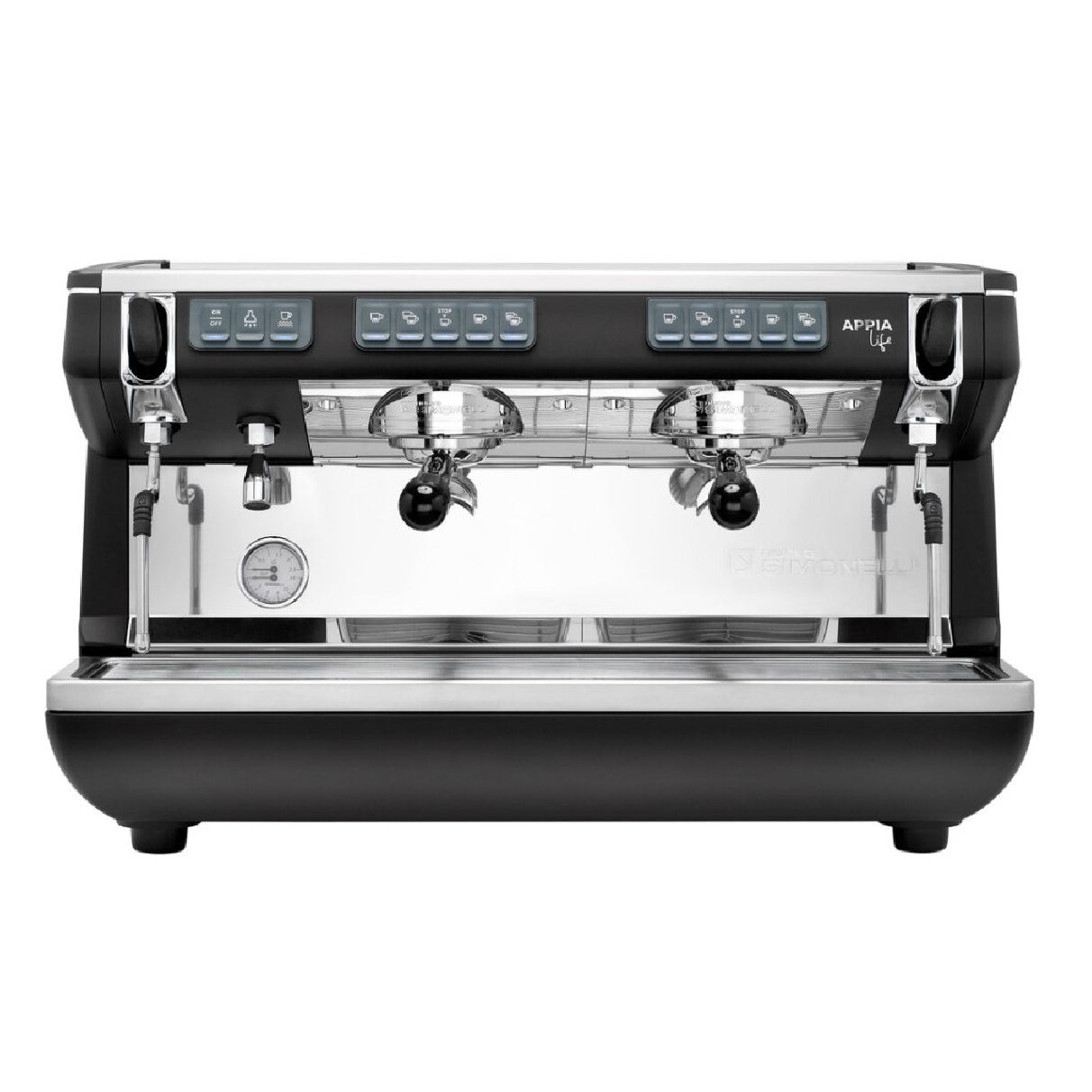 Nuova Simonelli Appia Life Compact 2 Group Volumetric - BeanBurds BeanBurds Black / 11 liter boiler Coffee Machine