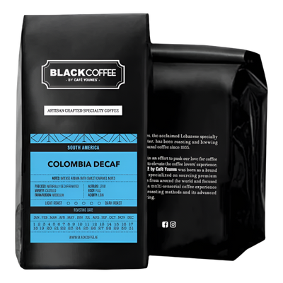 Colombia Decaf - BeanBurds Black Coffee by Cafe Younes 250g (10 - 12 cups) / Whole beans Coffee Beans