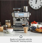 Sage - The Barista Pro - BeanBurds Breville Brushed Stainless Steel Coffee Machine