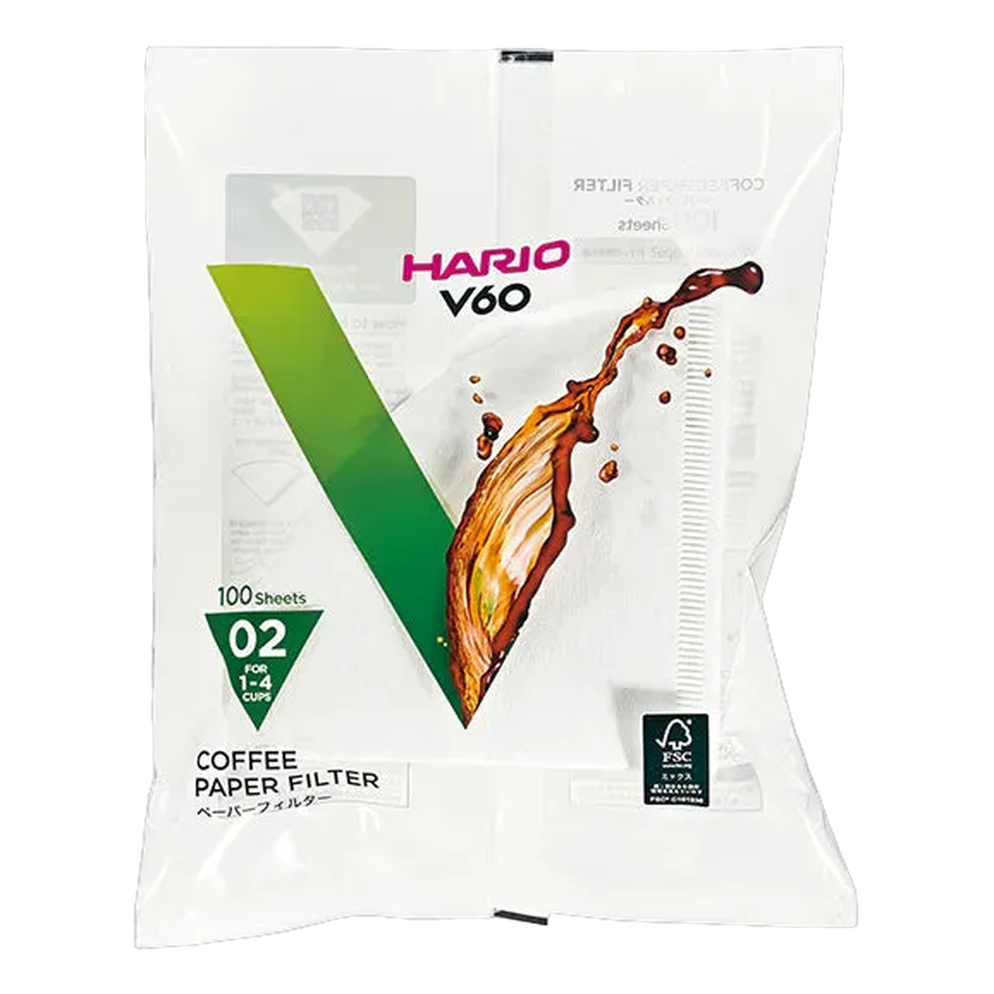 Hario Brown Paper Filters - V60-02 - 100pcs