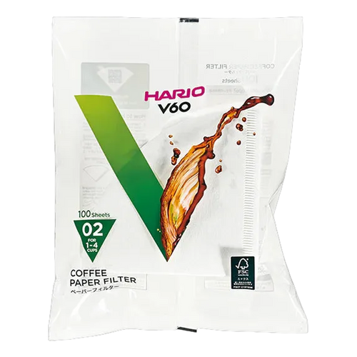 Hario Brown Paper Filters - V60-02 - 100pcs