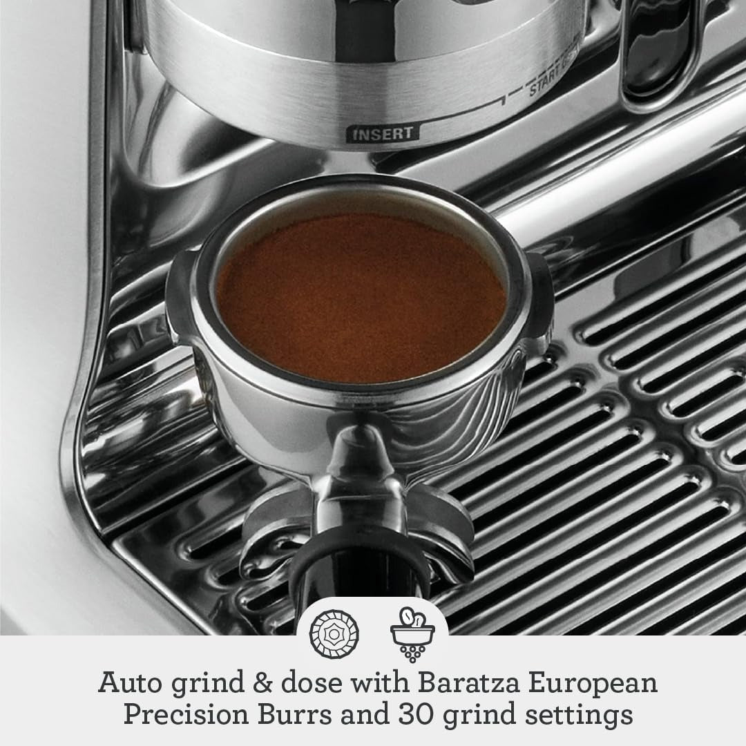 Sage - The Barista Pro - BeanBurds Breville Brushed Stainless Steel Coffee Machine