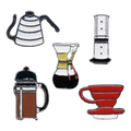 Barista Space Pins - BeanBurds Saraya Coffee Default name Barista Key Chain