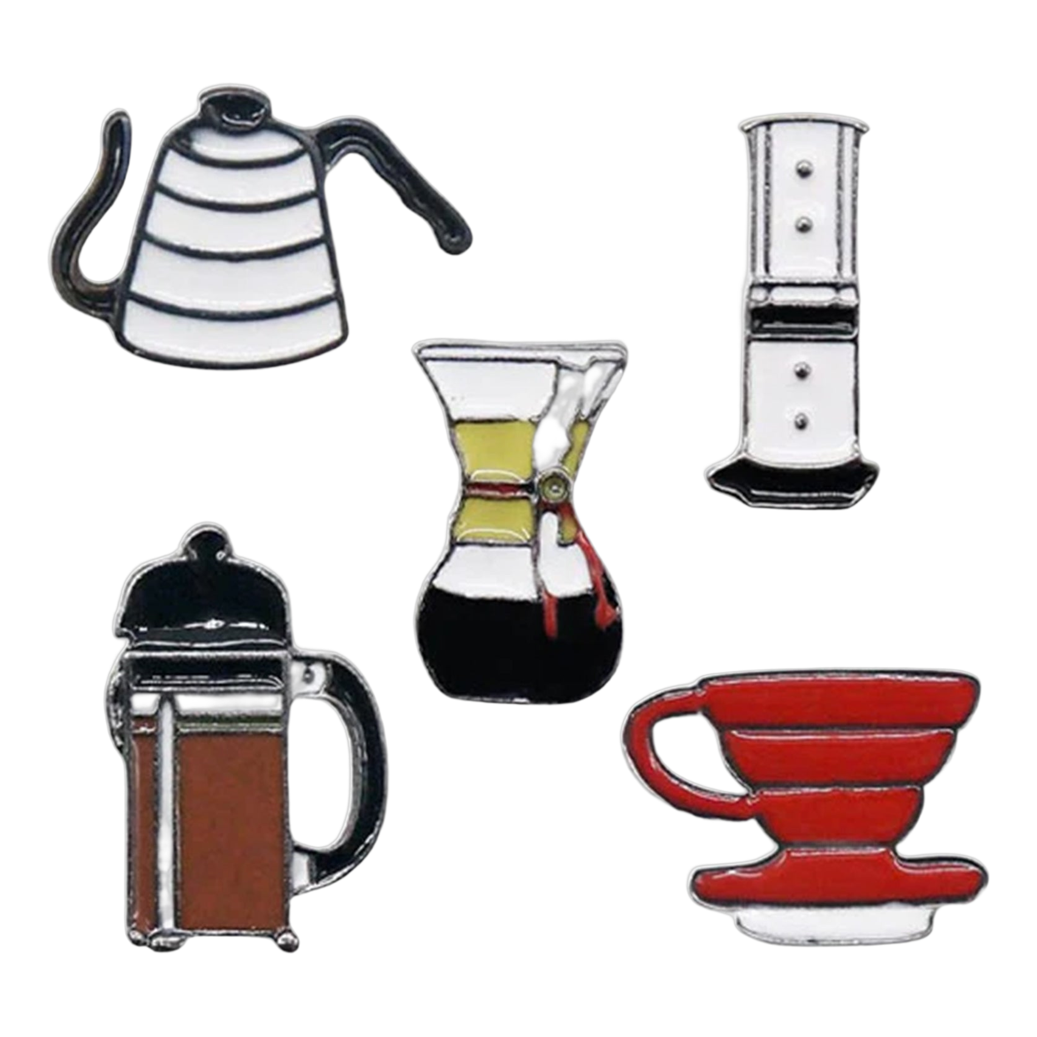 Barista Space Pins - BeanBurds Saraya Coffee Default name Barista Key Chain