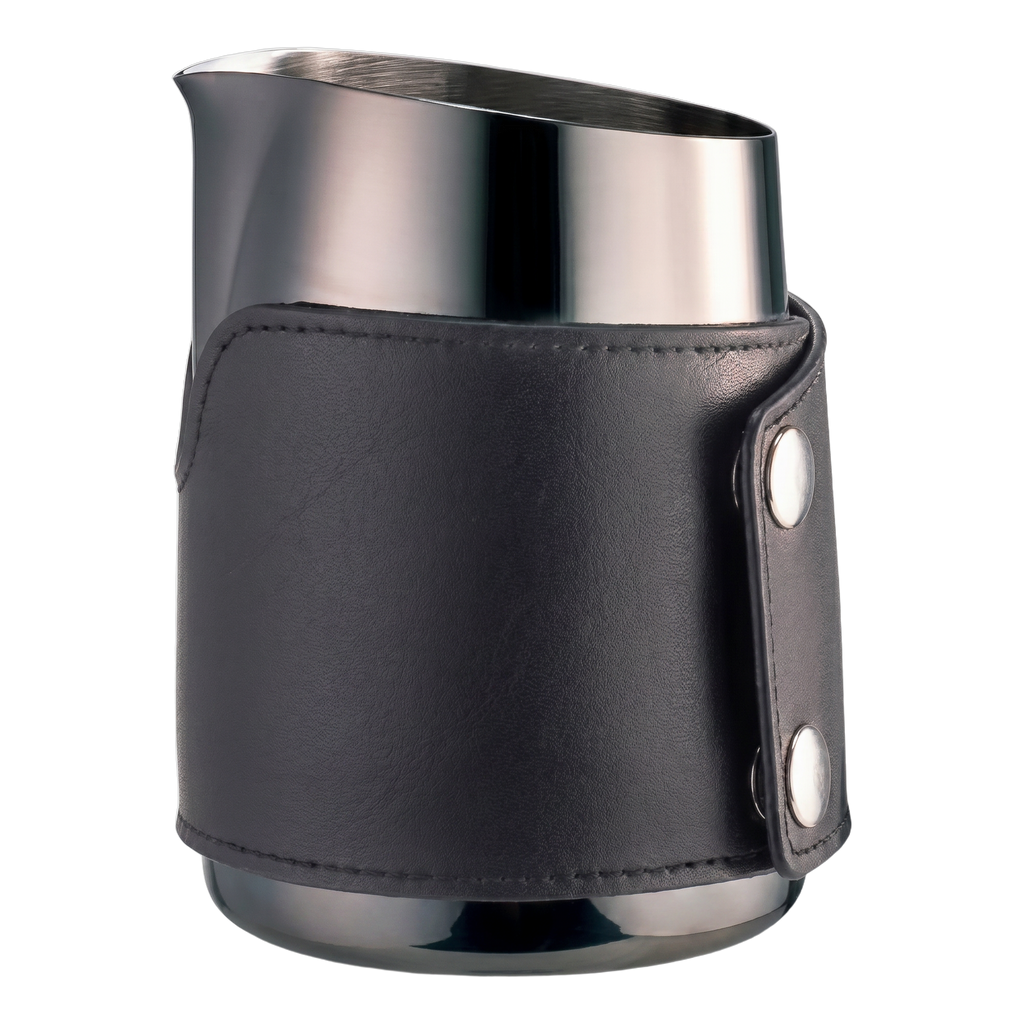 Barista Space Pitcher 450ml Handless - BeanBurds Saraya Coffee Black Pitcher 450ml Handless
