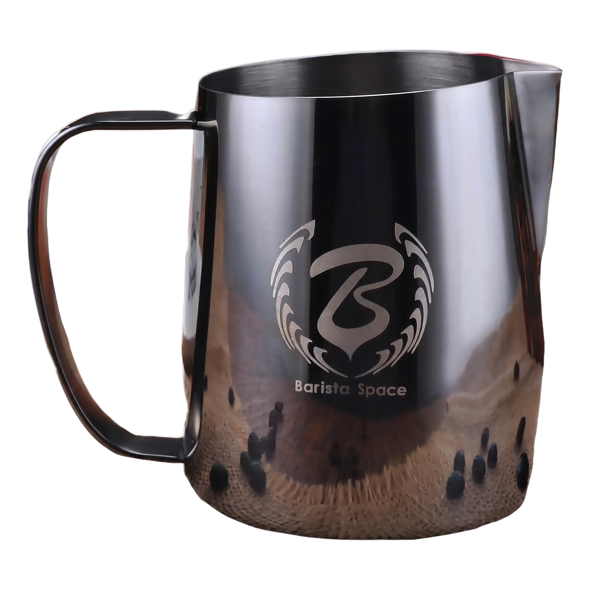 Barista Space Pitcher 450ml - BeanBurds Saraya Coffee light Black 450ml Pitcher