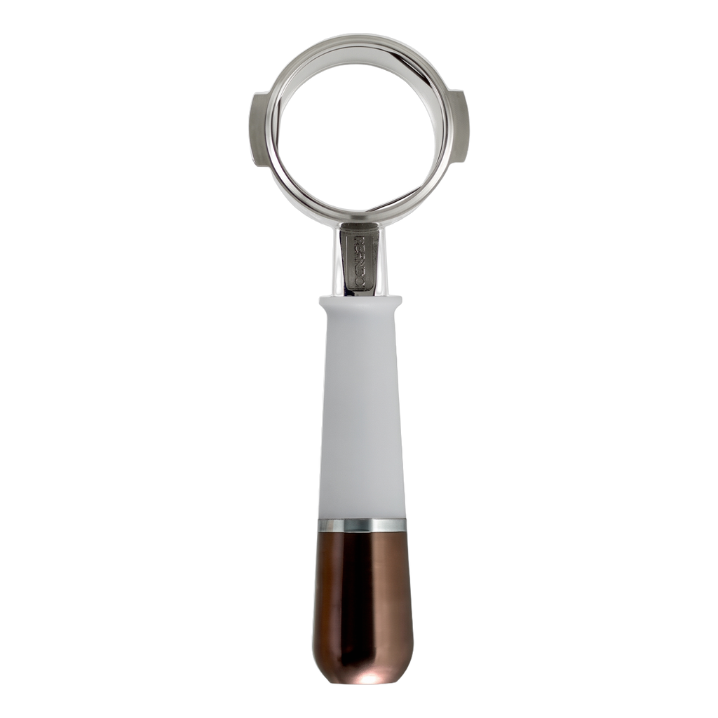 Pesado Naked Portafilter - White & Bronze