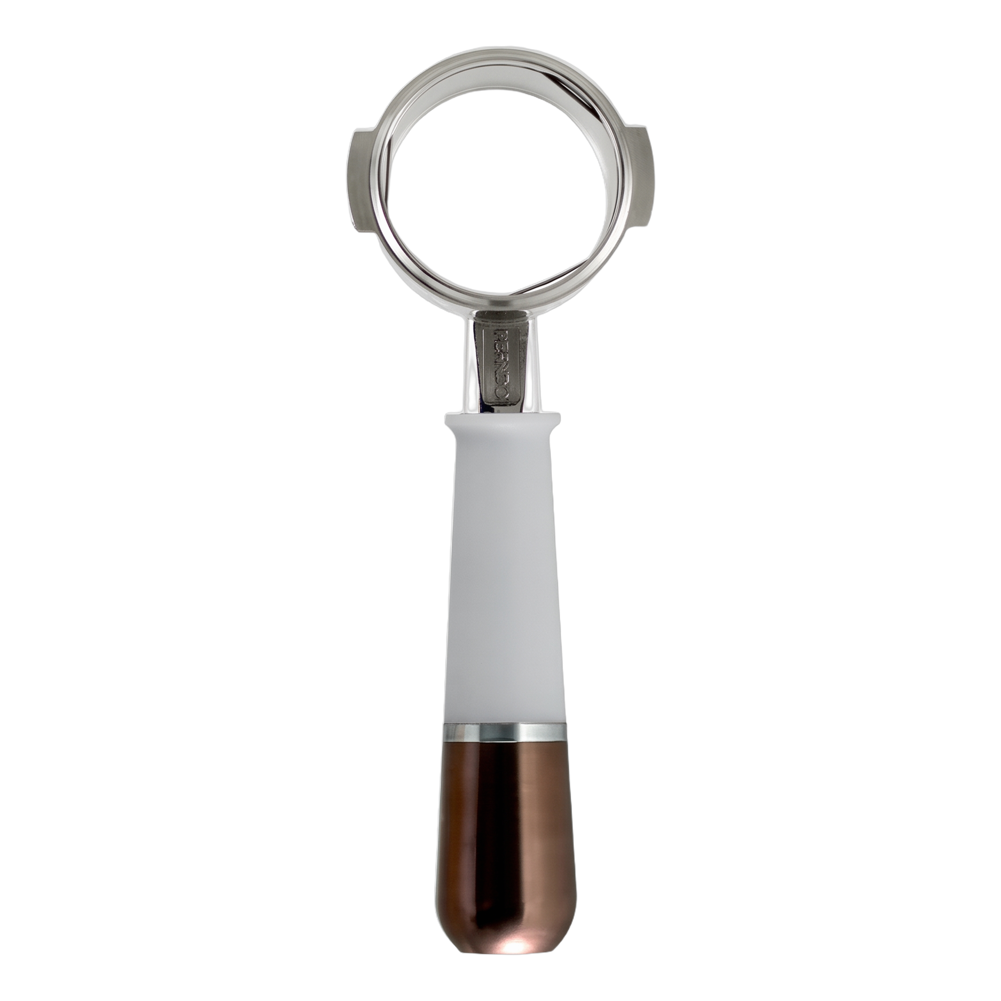 Pesado Naked Portafilter - White & Bronze
