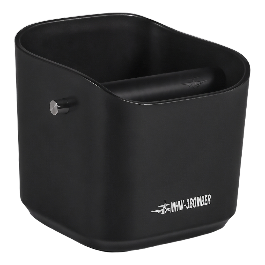 MHW-3Bomber - Square Knock Box 1.2l - Black - BeanBurds CoffeeDesk Default Title Knock Box