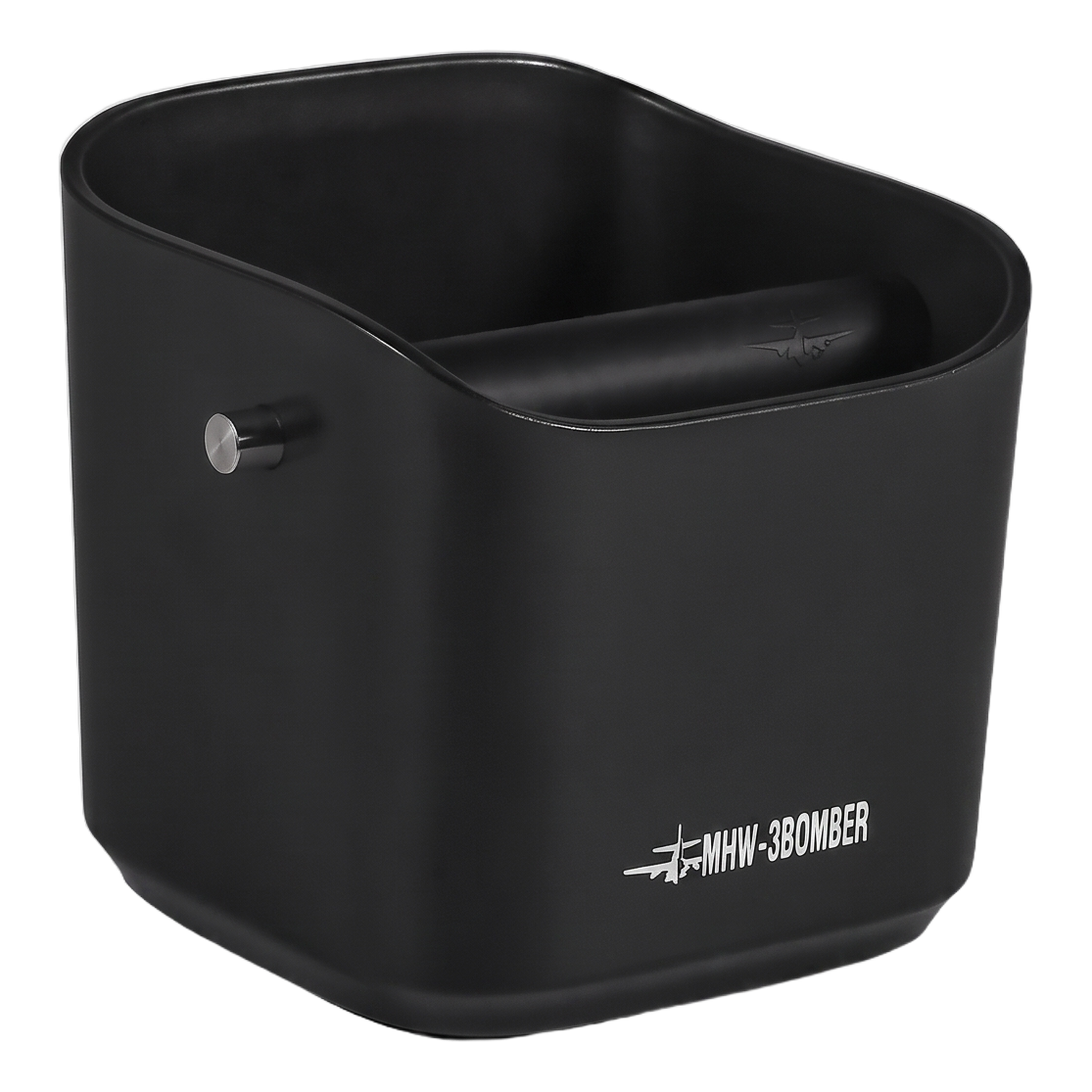MHW-3Bomber - Square Knock Box 1.2l - Black - BeanBurds CoffeeDesk Default Title Knock Box