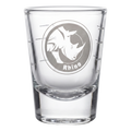 Rhino Shot Glass 2oz Lined - BeanBurds Al Menhaz Default Title Accessories