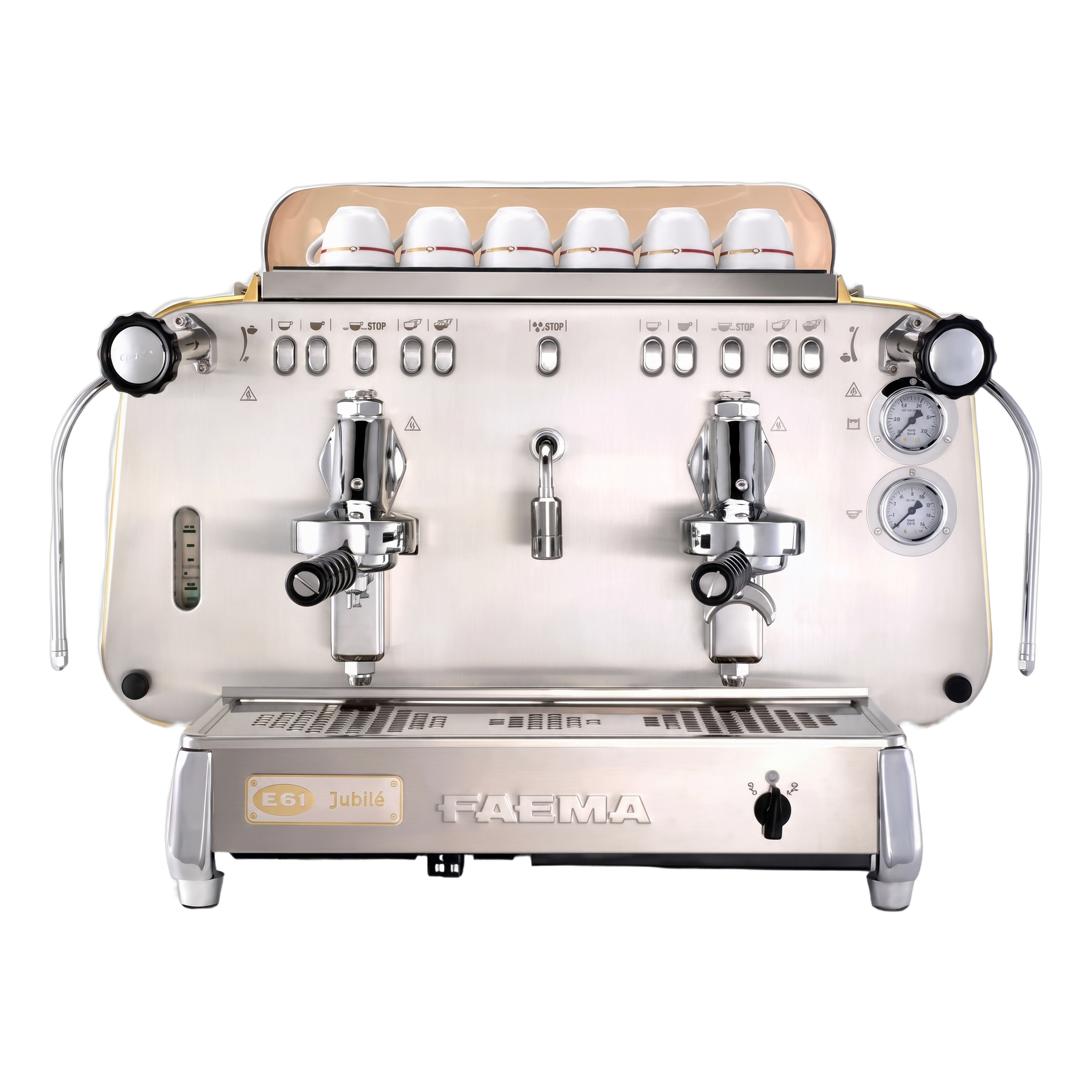 FAEMA E61 Jubile Espresso Machine - BeanBurds BonCafe 2 Group Espresso Machine
