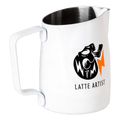 WPM #06 Round Spout Pitcher - "Latte Art With Soul" - BeanBurds Coffx White Coffee Machines and Equipment