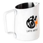 WPM #06 Round Spout Pitcher - "Latte Art With Soul" - BeanBurds Coffx White Coffee Machines and Equipment