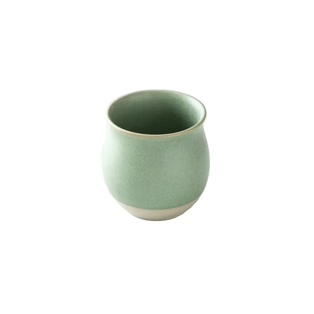 Origami Pinot Flavor Cup - BeanBurds Brewing Gadgets Green & White Server