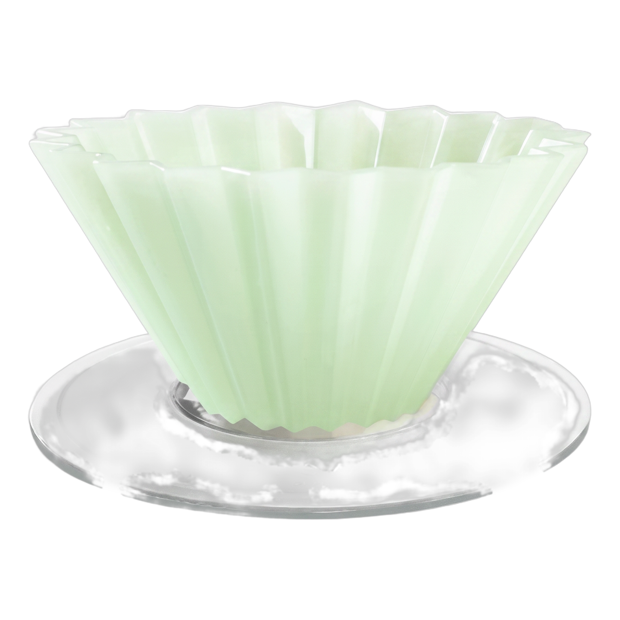 Origami Dripper Air S - With Plastic Holder - BeanBurds Brewing Gadgets Green Coffee Dripper