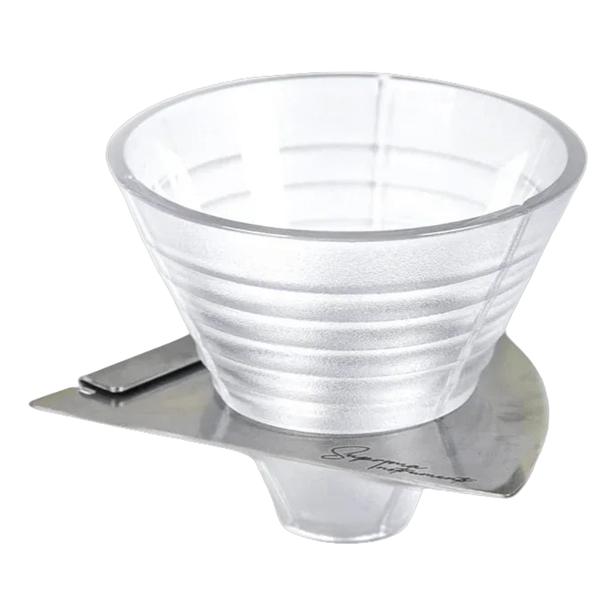 Suprima Instruments - SD1R Dripper with Ruler - BeanBurds Brewing Gadgets Clear Brewing Equipment