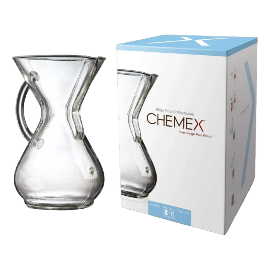Chemex 6-Cup Glass Handle Coffeemaker - BeanBurds Brewing Gadgets Standard Coffee Maker