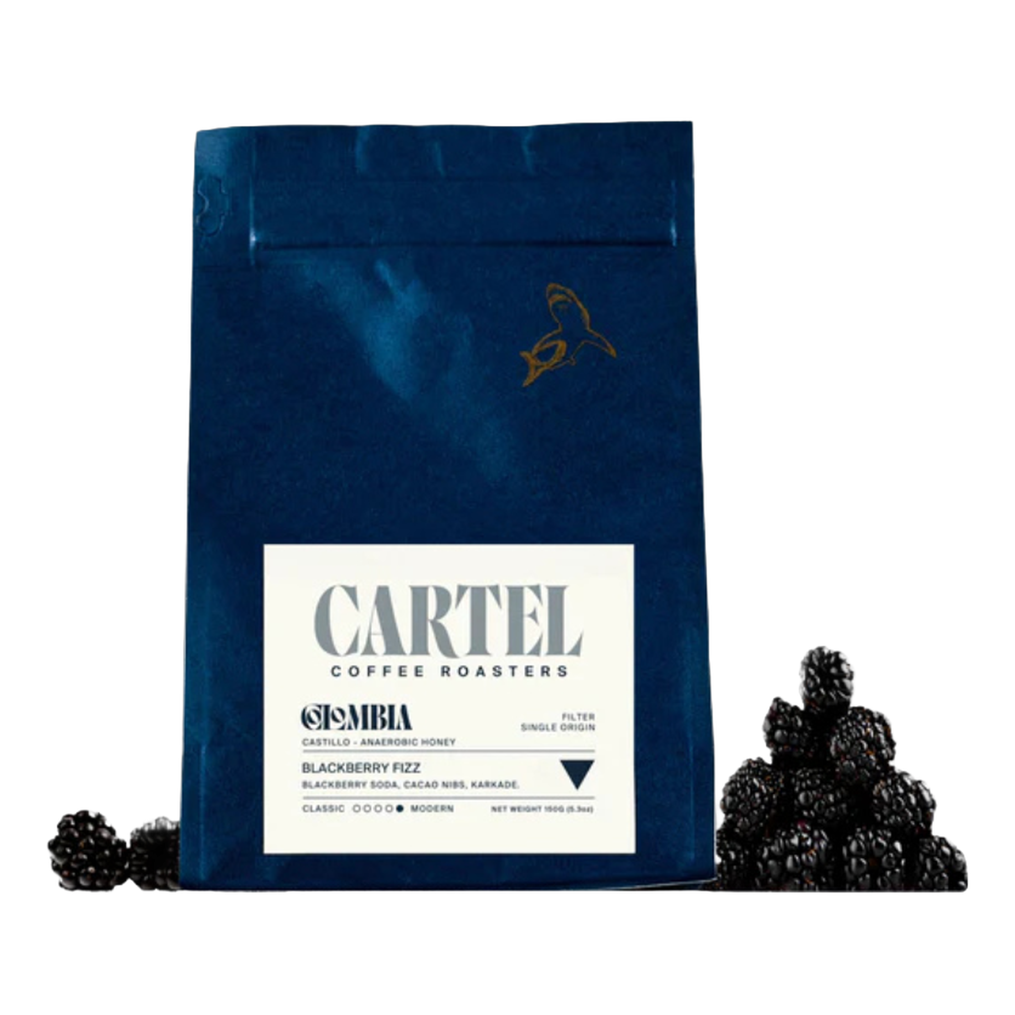 Colombia - Blackberry Fizz - BeanBurds Cartel 150g (6 - 7 Cups) / Whole Beans Coffee Beans