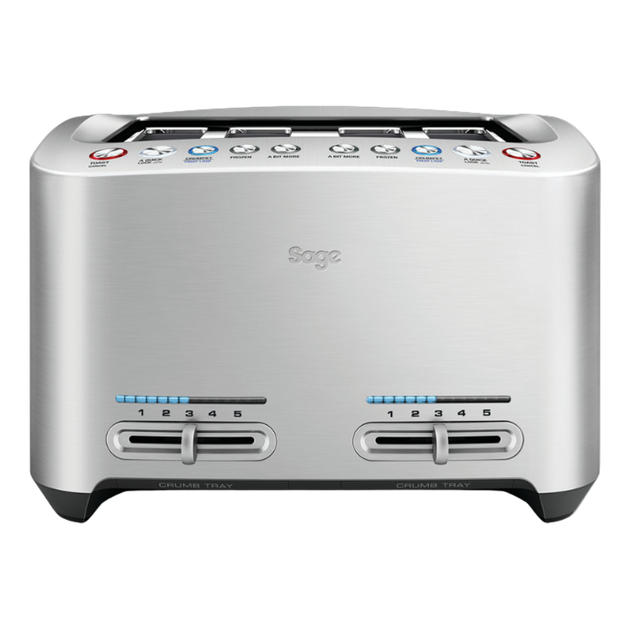 The Smart Toast™ 4-Slice Toaster - BeanBurds SA-Breville Brushed Aluminium Toaster