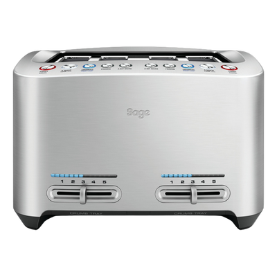 The Smart Toast™ 4-Slice Toaster - BeanBurds SA-Breville Brushed Aluminium Toaster
