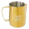 Barista Space Gold Milk Pitcher – Stainless Steel Jug for Latte Art