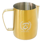 Barista Space Gold Milk Pitcher – Stainless Steel Jug for Latte Art