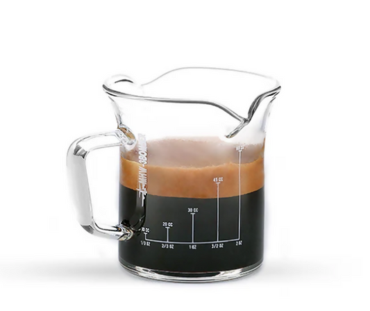 MHW-3Bomber - Double Spouts Cup - 80ml - BeanBurds CoffeeDesk Measuring Glass