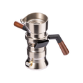 9Barista Espresso Machine MK2 Standard – Compact Stovetop Espresso Maker — product view on transparent background