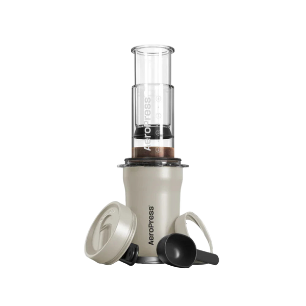 AeroPress Go Plus – Portable Travel Coffee Maker Kit - BeanBurds Brewing Gadgets White Coffee Maker