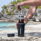 AeroPress Coffee Maker - Go Plus - BeanBurds Brewing Gadgets Black Coffee Machine
