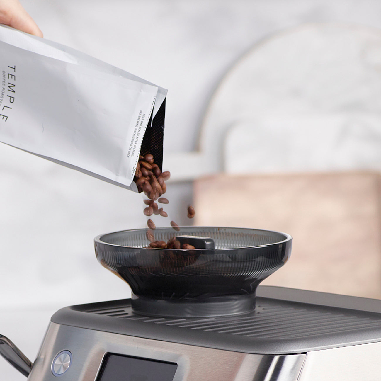 the Barista Touch™ Impress – with Cold Extraction - BeanBurds Breville Silver