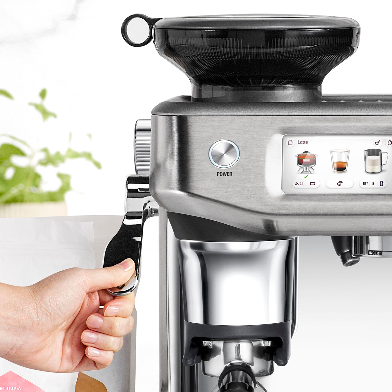 the Barista Touch™ Impress – with Cold Extraction - BeanBurds Breville Silver