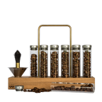 Weber Workshops Bean Cellar Glass with teak and brass cap