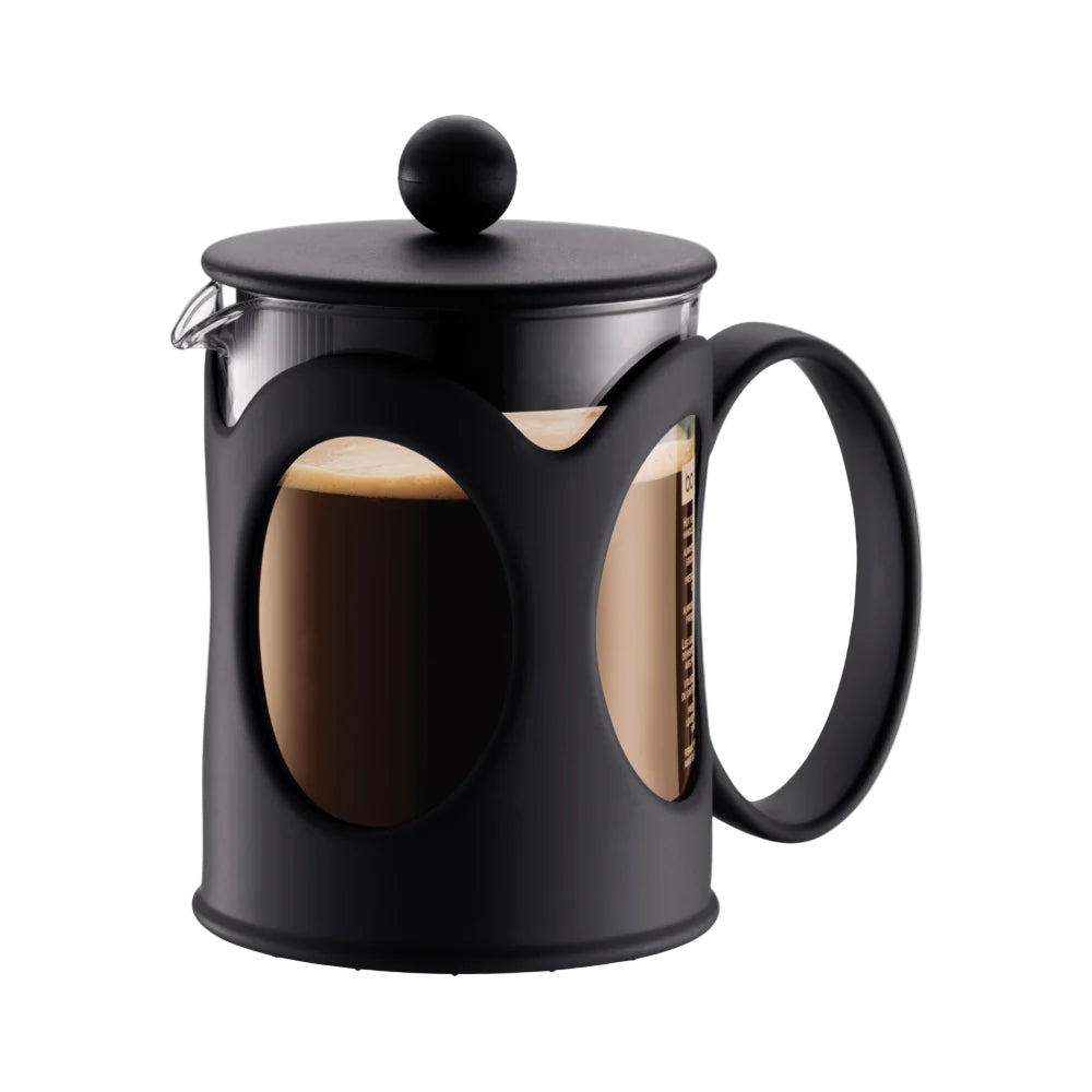 Bodum Kenya French Press Coffee Maker – 4 Cup Manual Brewer (500ml) - BeanBurds Brewing Gadgets 4 Cups Coffee Maker