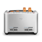 The Smart Toast™ 4-Slice Toaster - BeanBurds SA-Breville Brushed Aluminium Toaster