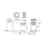 Bunn Coffee Maker-VP17A-2 (1U/1L) - BeanBurds Brewing Gadgets Silver Coffee Maker