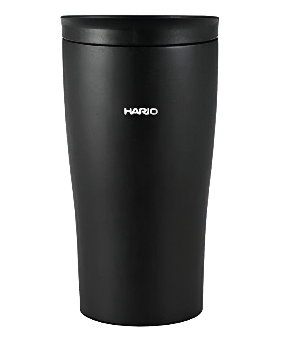 Hario Insulated Tumbler with Lid 300 - BeanBurds CMI Equipment Black Accessories